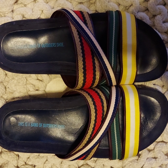 Super cool Band of Outsiders slides, 7, 7.5 GPC! - Picture 4 of 9